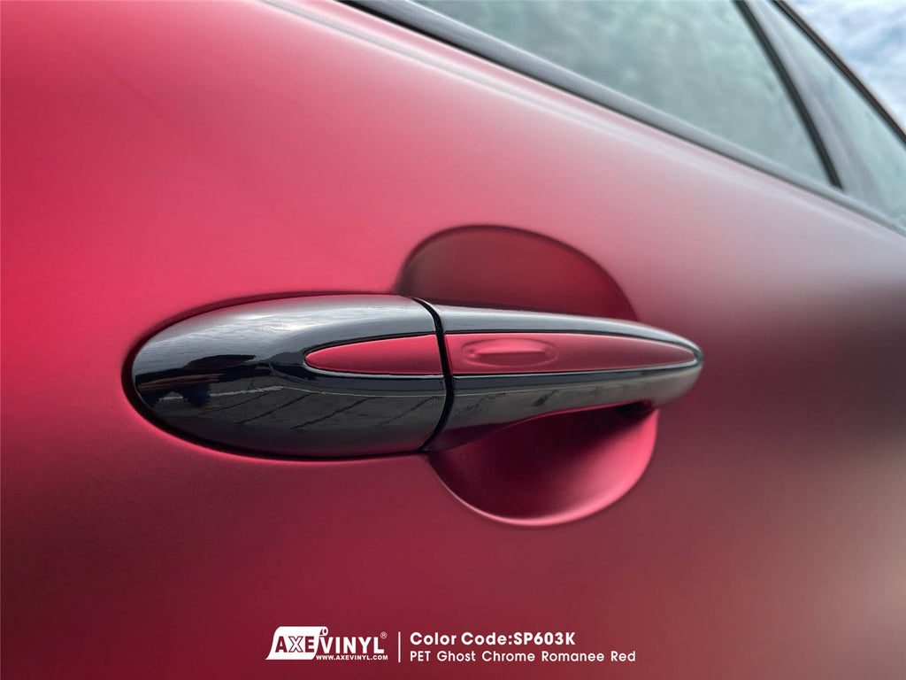 PET Ghost Chrome Romanee Red Vinyl