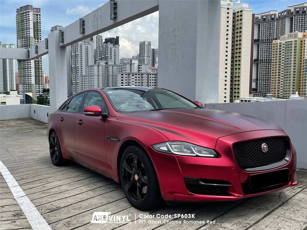 PET Ghost Chrome Romanee Red Vinyl