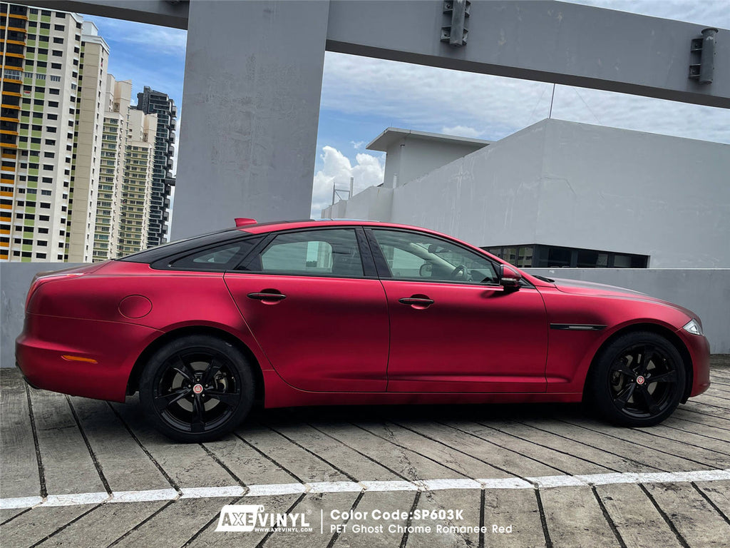 PET Ghost Chrome Romanee Red Vinyl