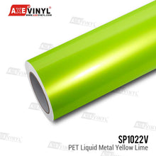 Load image into Gallery viewer, PET Liquid Metal Yellow Lime Vinyl