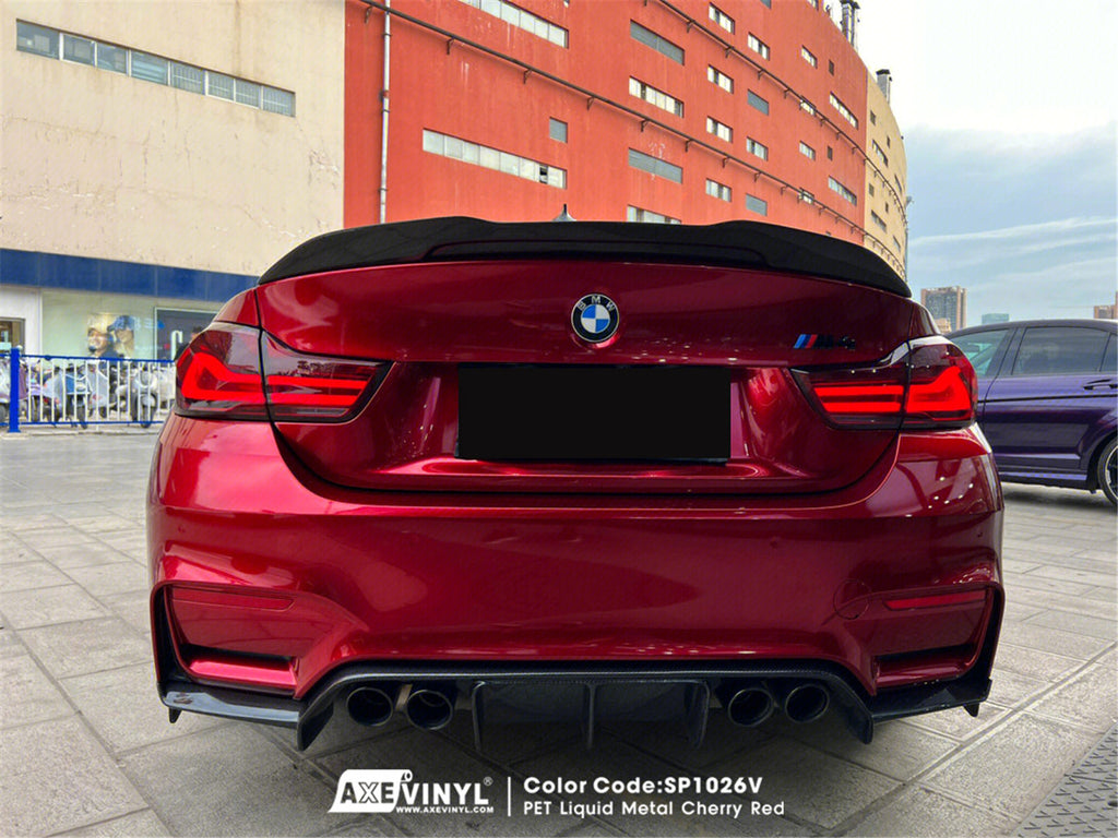 PET Liquid Metal Cherry Red Vinyl