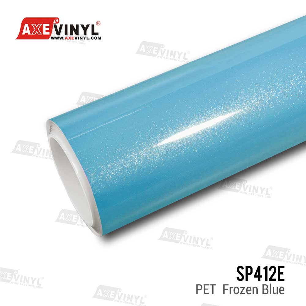PET Frozen Blue Vinyl – AXEVINYL