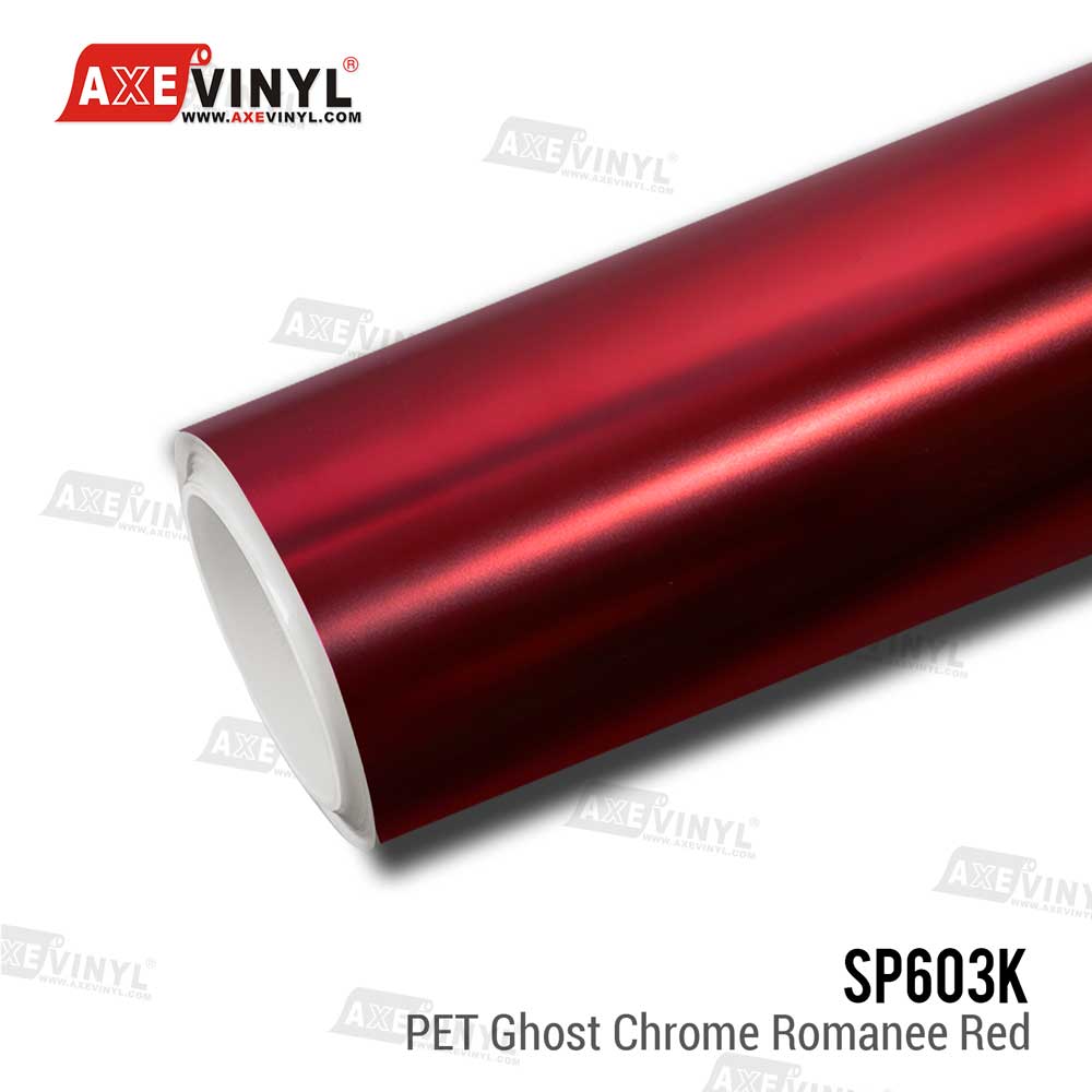 PET Ghost Chrome Romanee Red Vinyl