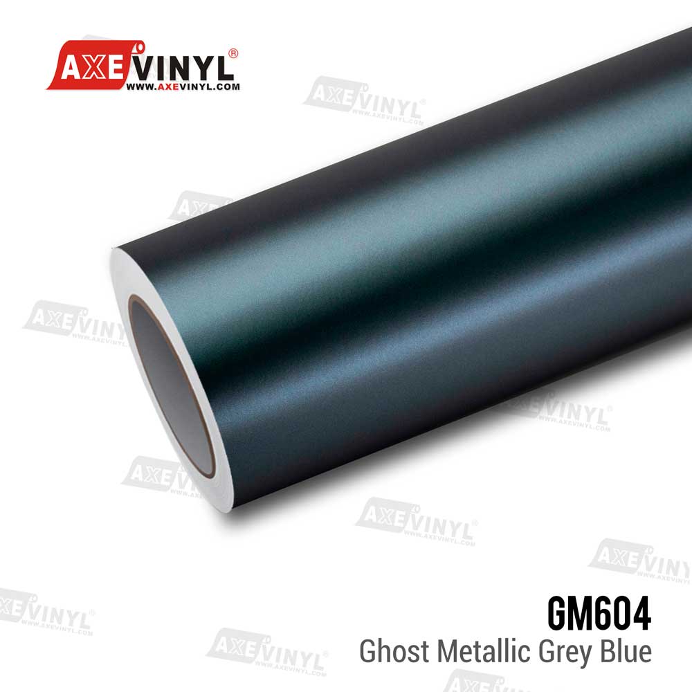 Ghost Metallic Grey Blue Vinyl