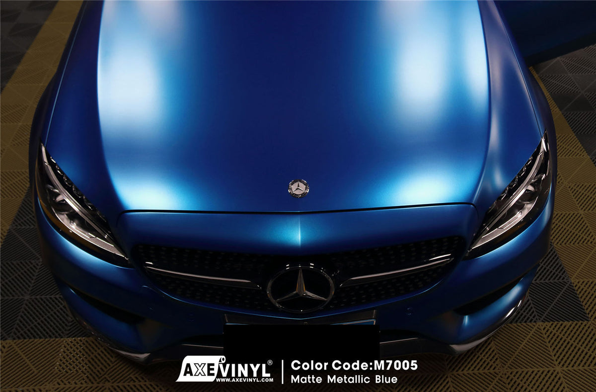 Matte Metallic Blue Vinyl – AXEVINYL