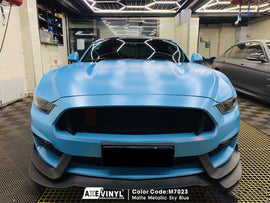 Matte Metallic Sky Blue Vinyl
