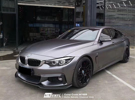 Matte Metallic Charcoal Grey Vinyl