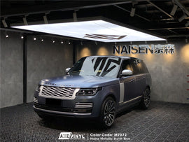 Matte Metallic Storm Blue Vinyl