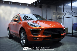 Gloss Metallic Bright Orange Vinyl