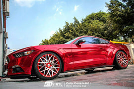 Mirror Chrome Red Vinyl