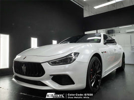 Gloss Metallic White Vinyl