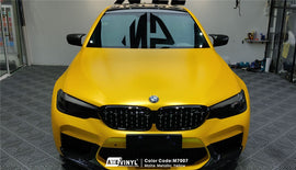 Matte Metallic Yellow Vinyl