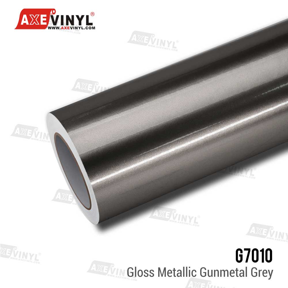 Gloss Metallic Gunmetal Grey Vinyl