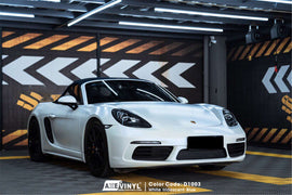 White Iridescent Blue Vinyl