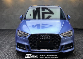 Gloss Metallic Light Blue Vinyl