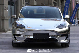 Mirror Chrome Silver Vinyl