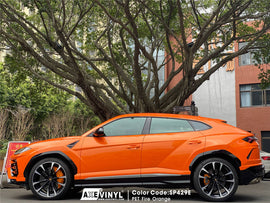 PET Fire Orange Vinyl