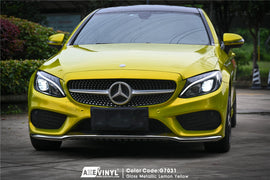 Gloss Metallic Lemon Yellow Vinyl