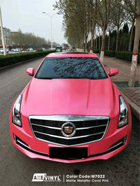 Matte Metallic Coral Pink Vinyl