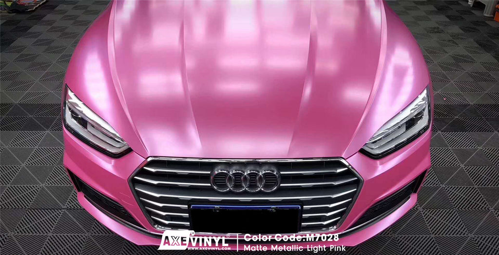 Pink Matte Metallic Vinyl Car Wrap Film