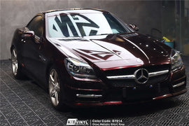 Gloss Metallic Black Rose Vinyl