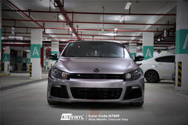 Gloss Metallic Charcoal Grey Vinyl