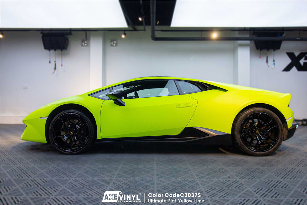 Ultimate Flat Yellow Lime Vinyl – AXEVINYL