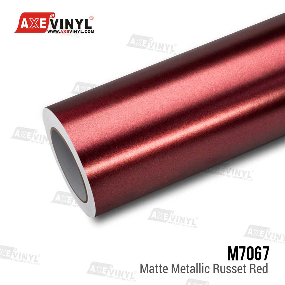 Matte Metallic Russet Red Vinyl