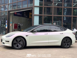 White Iridescent Purple Vinyl