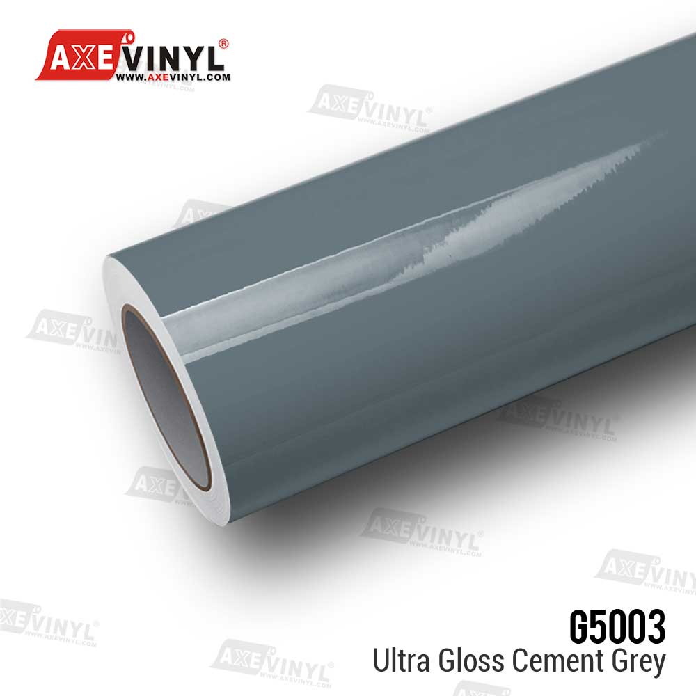 Ultra Gloss Cement Grey Vinyl