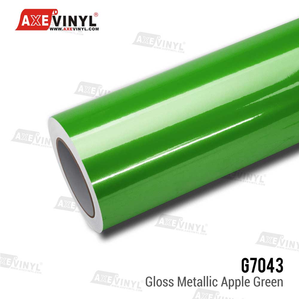 Gloss Metallic Apple Green Vinyl