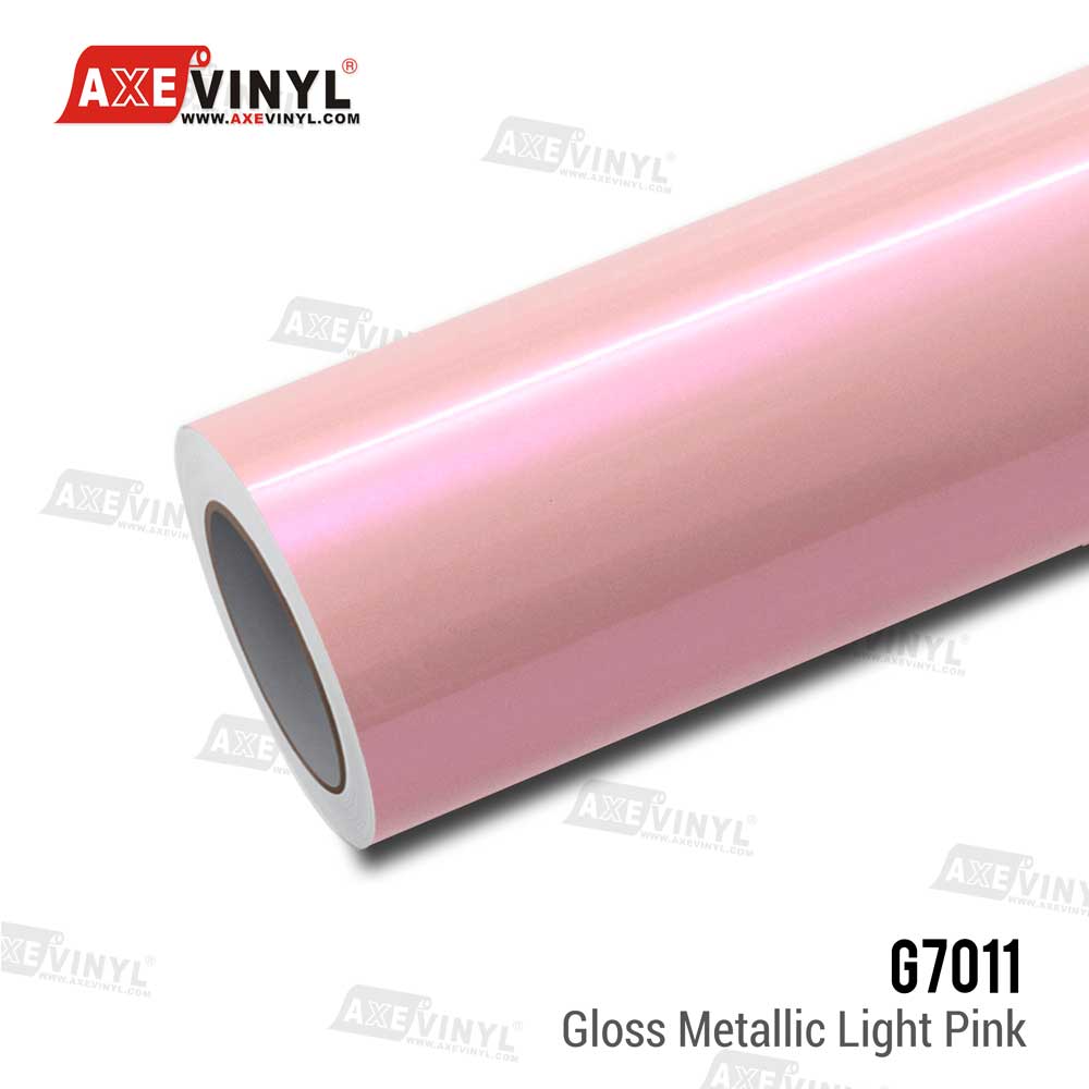 Gloss Metallic Light Pink Vinyl