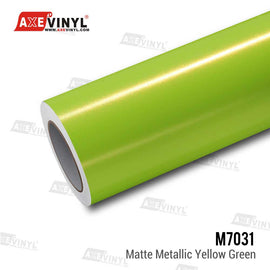 Matte Metallic Yellow Green Vinyl