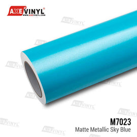 Matte Metallic Sky Blue Vinyl