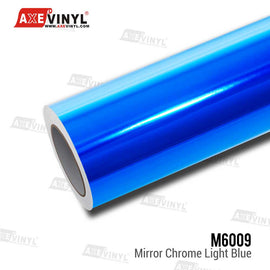 Mirror Chrome Light Blue Vinyl
