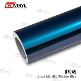 Gloss Metallic Shadow Blue Vinyl