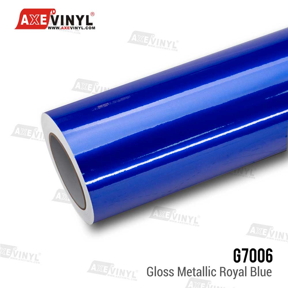 Gloss Metallic Royal Blue Vinyl