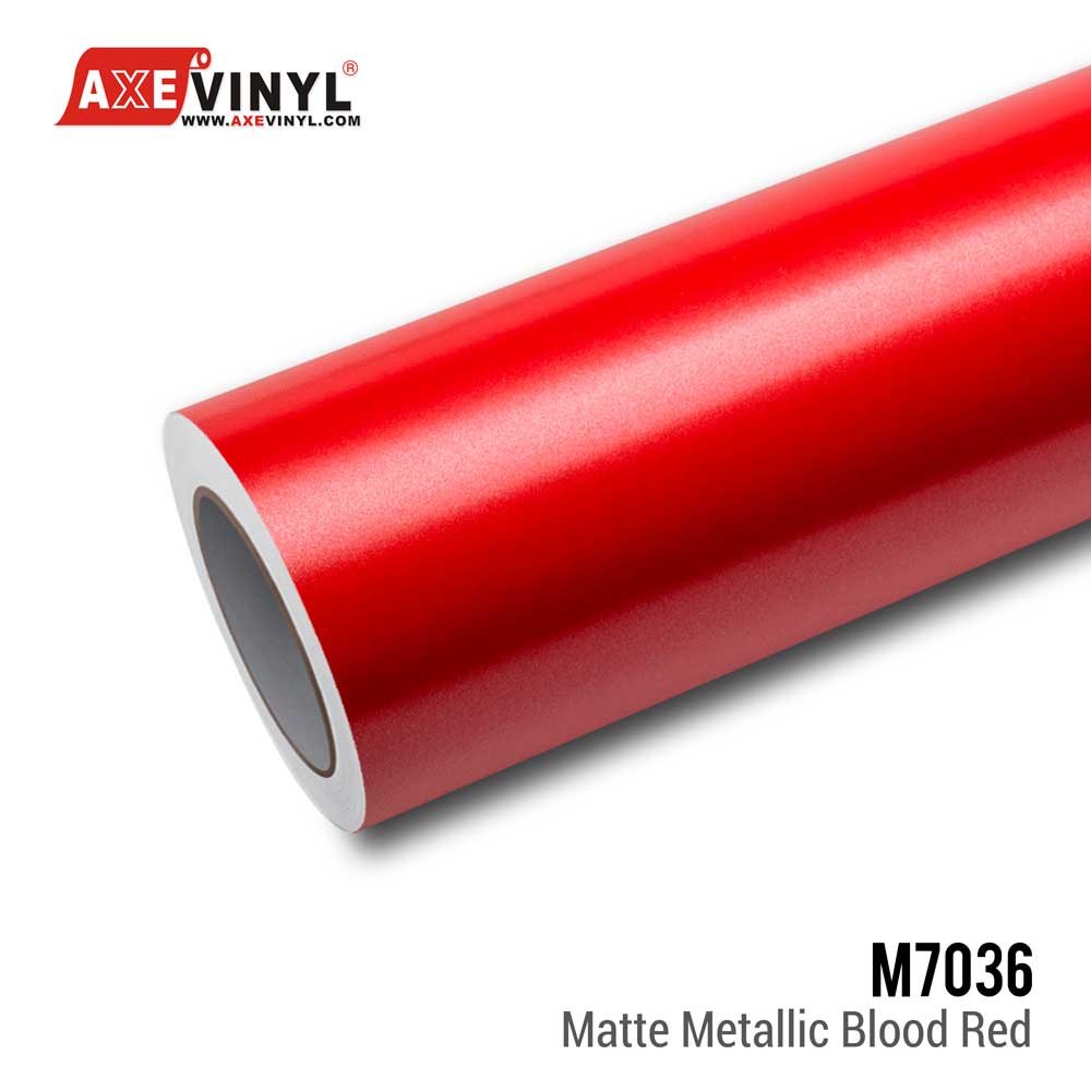 Matte Metallic Blood Red Vinyl