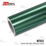 Matte Metallic Military Green Vinyl