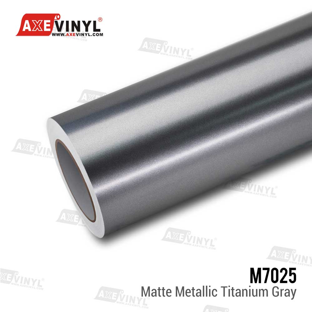 Matte Metallic Titanium Gray Vinyl