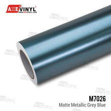 Load image into Gallery viewer, Matte Metallic Grey Blue Vinyl