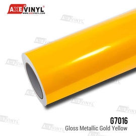 Gloss Metallic Gold Yellow Vinyl