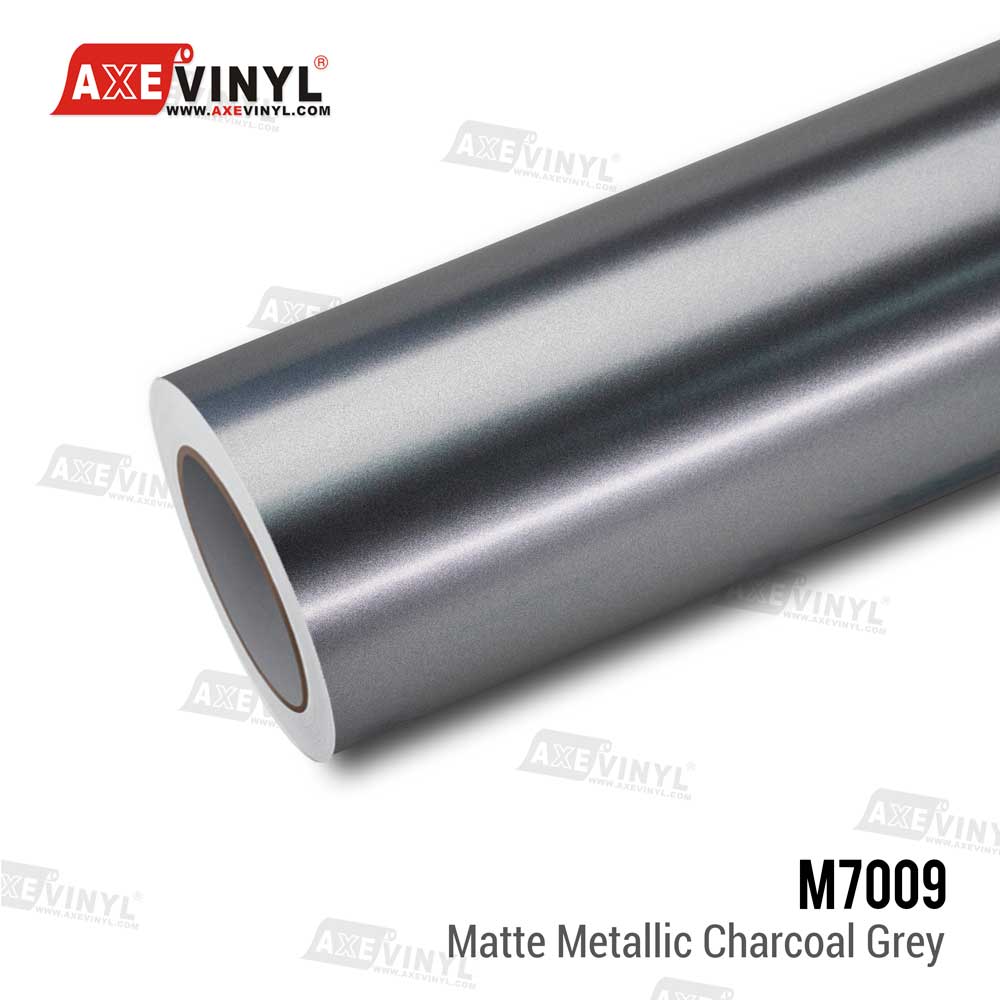 Matte Metallic Charcoal Grey Vinyl