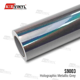 Gloss Holographic Grey Vinyl