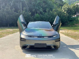 Gloss Holographic Grey Vinyl