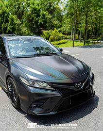 Satin Holographic Black Vinyl