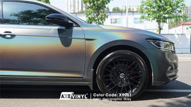 Satin Holographic Grey Vinyl