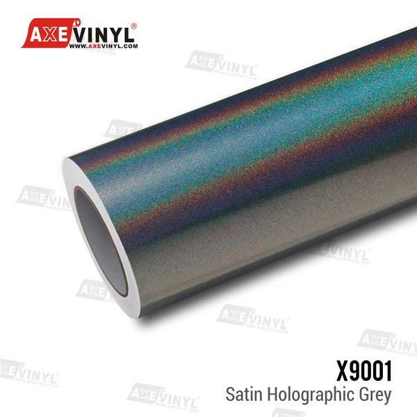 Satin Holographic White Vinyl – AXEVINYL