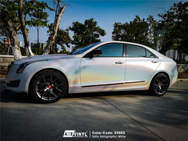 Satin Holographic White Vinyl