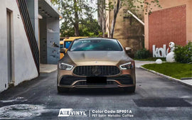 PET Satin Metallic Coffee Vinyl